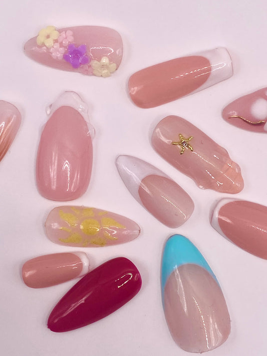 Ongles unitaires à motif