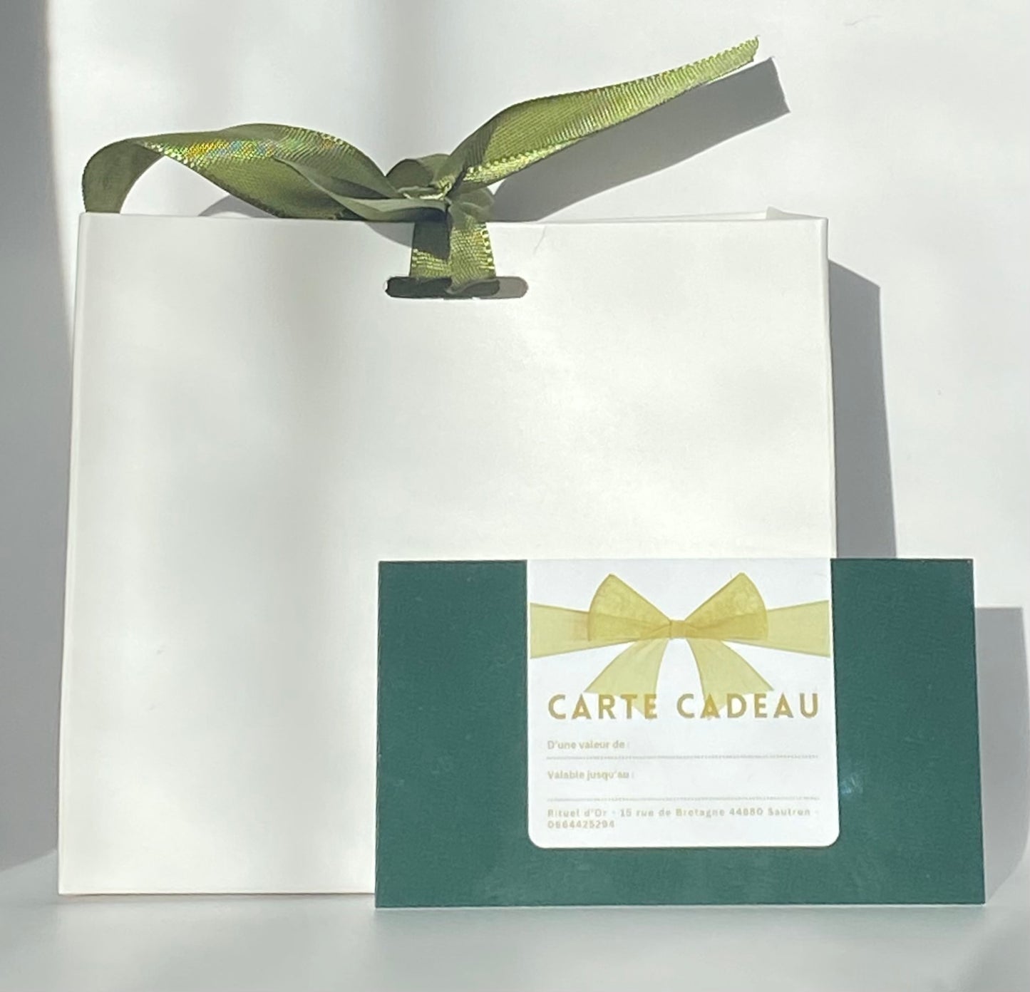 Carte Cadeau Rituel d'Or